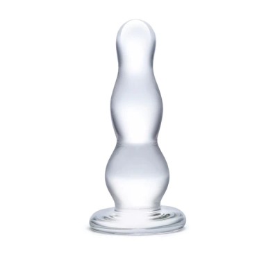 Szklany plug analny - Glas Butt Plug 9,5 cm